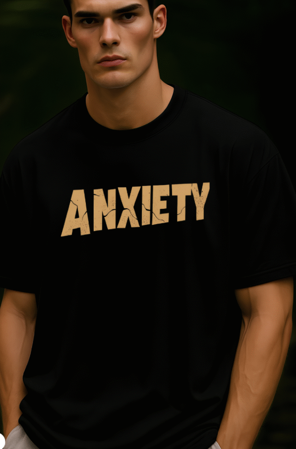"ANXIETY" Oversized T-Shirt - Image 2