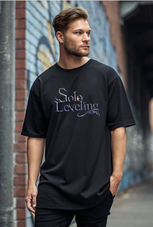 "SOLO LEVELING" Oversized T-Shirt - Image 2