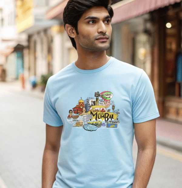 “Mumbai City of Dreams T-shirt" T-Shirt - Image 4