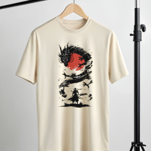 “Sumi-e Samurai Dragon" T-Shirt