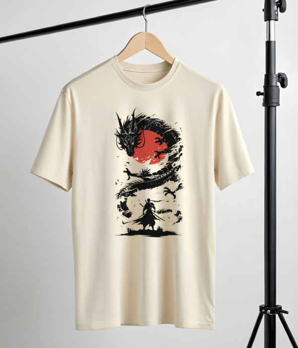 “Sumi-e Samurai Dragon" T-Shirt