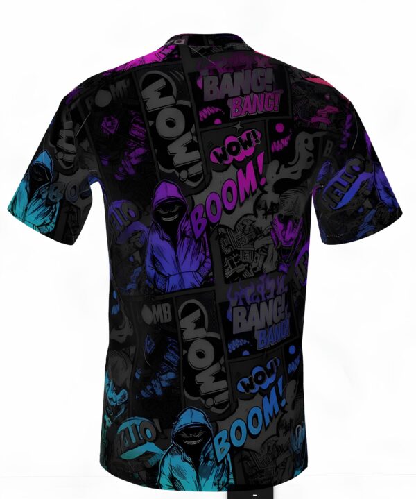 “Neon Boom Graphic" ALL OVER PRINT AOP T-Shirt - Image 2