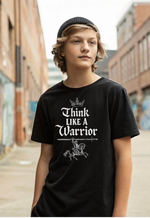 "THINK LIKE A WARRIOR" T-Shirt - Image 3