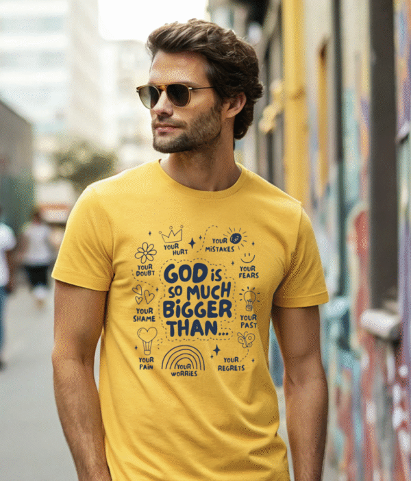 "GOD IS THE BIGGER" T-Shirt - Image 4