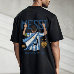 “Messi 10” Graphic Oversized T-Shirt