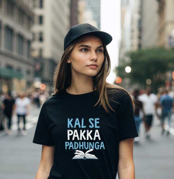 “Kal Se Pakka Padhunga” T-Shirt - Image 5