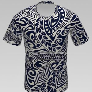 Tribal Ocean Pattern All-Over Print T-Shirt