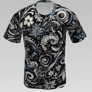 Midnight Bloom All-Over Print T-Shirt