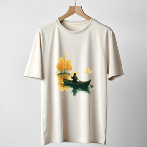 Serenity Lake Boat Graphic premium T-Shirt