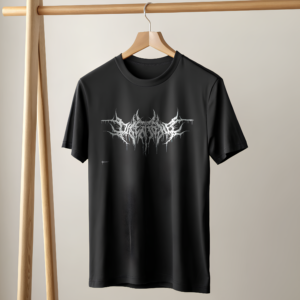 Black Metal Logo Graphic T-shirt