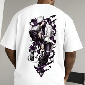Gojo Shadow Surge Oversized T-Shirt – Premium Anime Streetwear